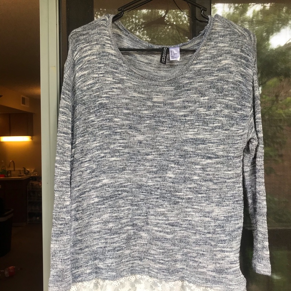 Gray sweater
